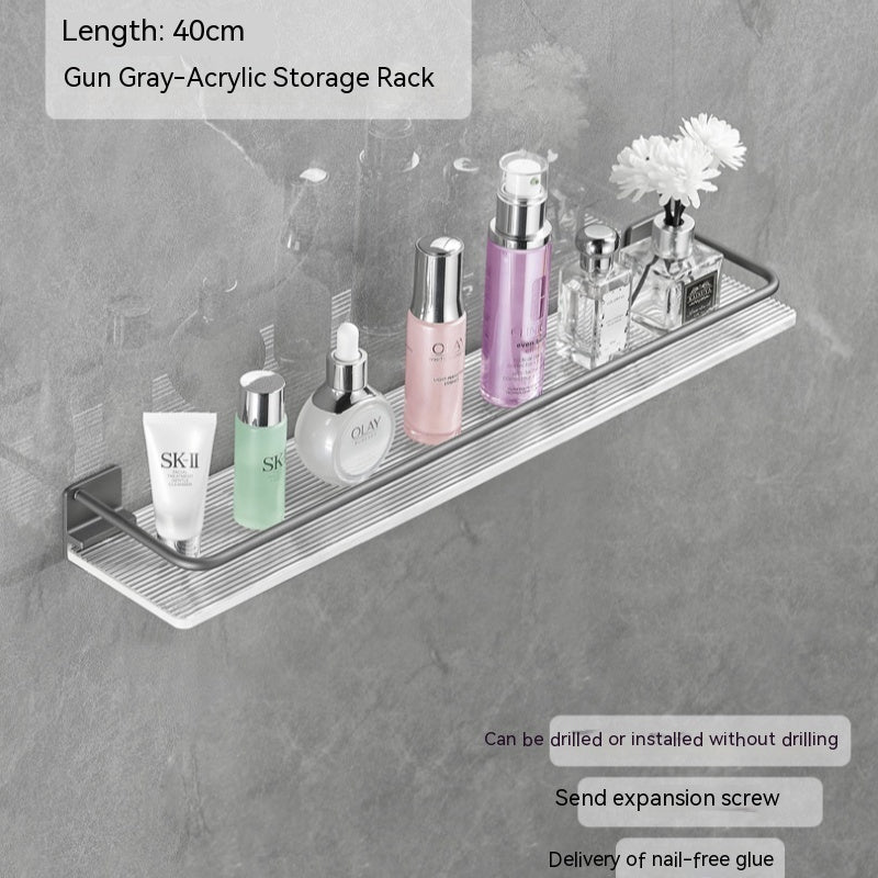 Acrylic Bathroom Storage Rack