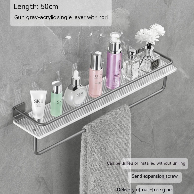 Acrylic Bathroom Storage Rack