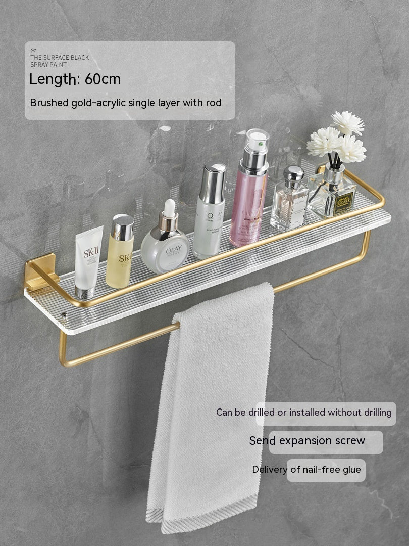 Acrylic Bathroom Storage Rack