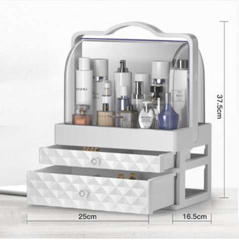 Cosmetic box rack