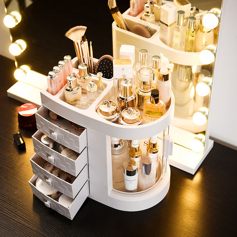 Cosmetic box rack