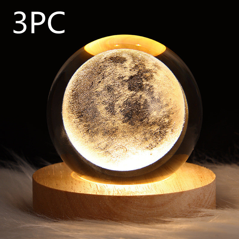 Luminous Starry Sky And Planets Moon Night Lamp