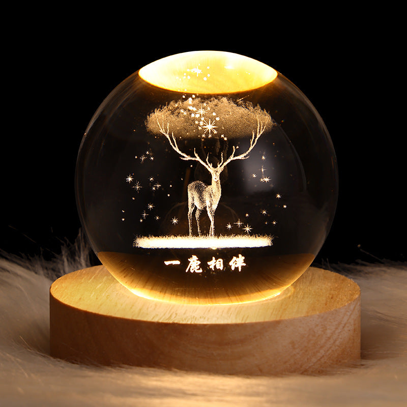 Luminous Starry Sky And Planets Moon Night Lamp