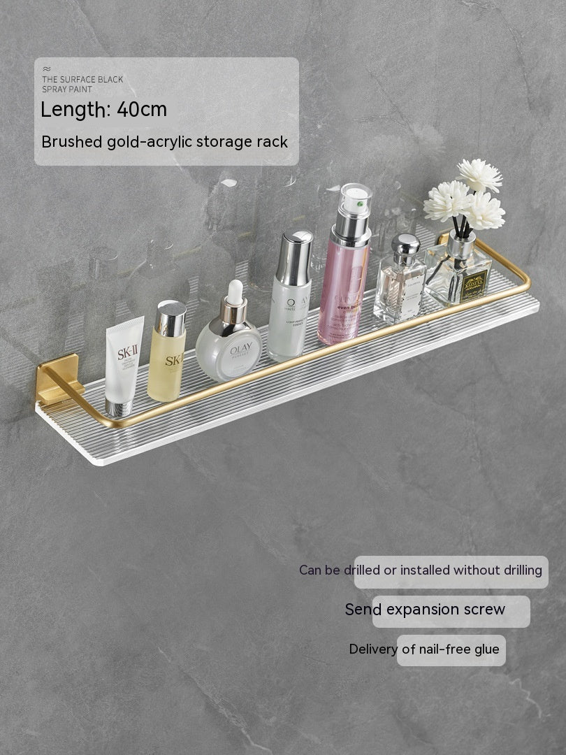 Acrylic Bathroom Storage Rack