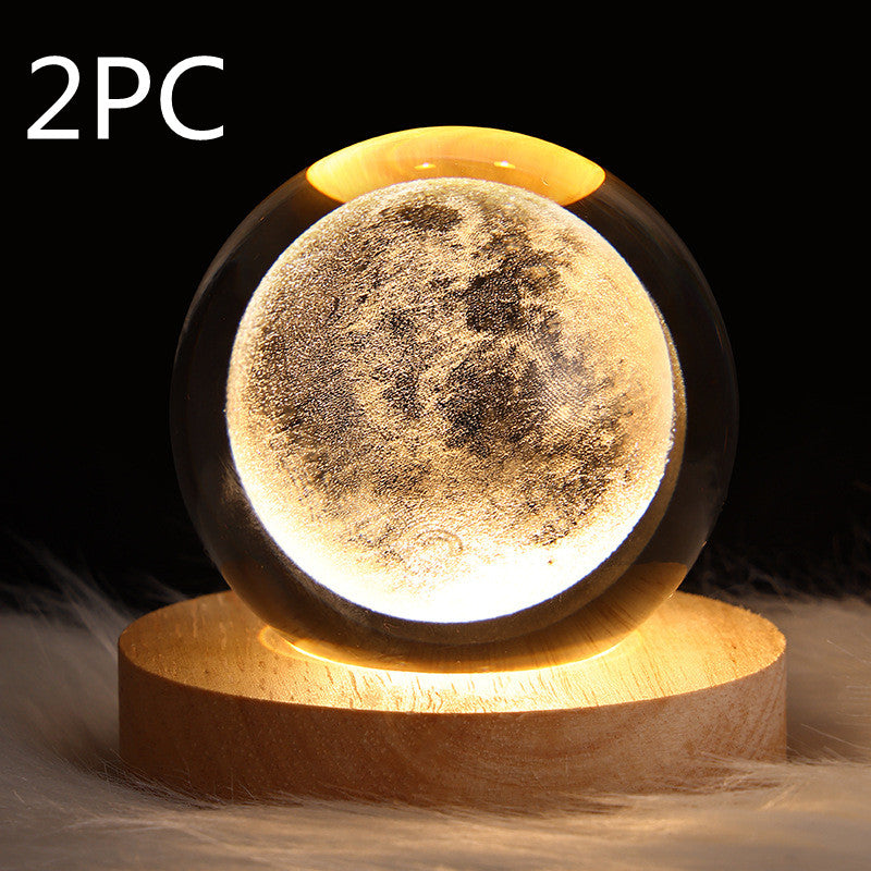 Luminous Starry Sky And Planets Moon Night Lamp