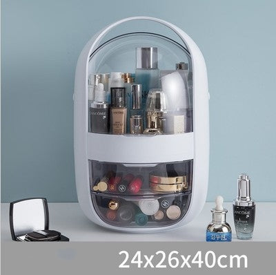 Cosmetic box rack