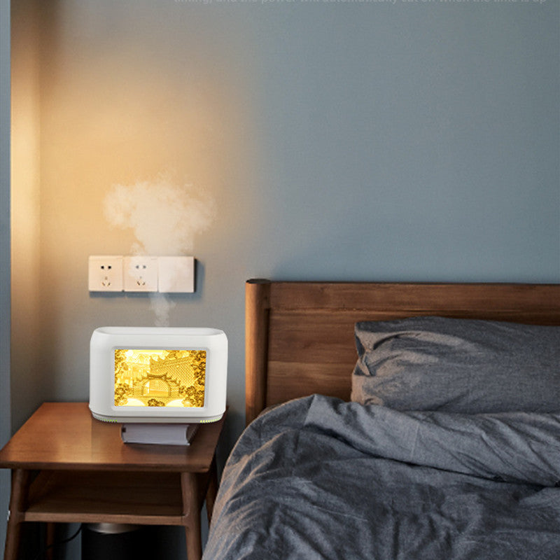 Paper-cut Light Box Humidifier 400ml