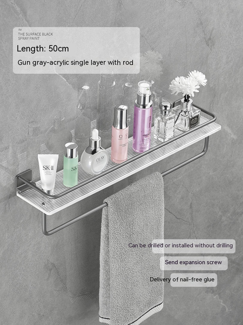 Acrylic Bathroom Storage Rack