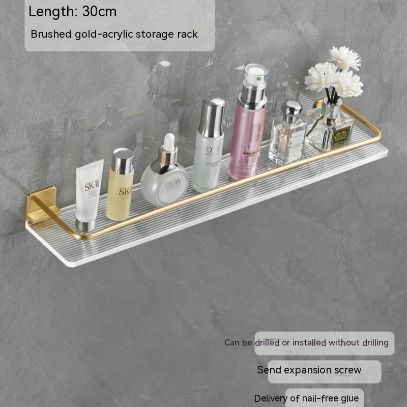 Acrylic Bathroom Storage Rack