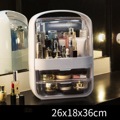 Cosmetic box rack