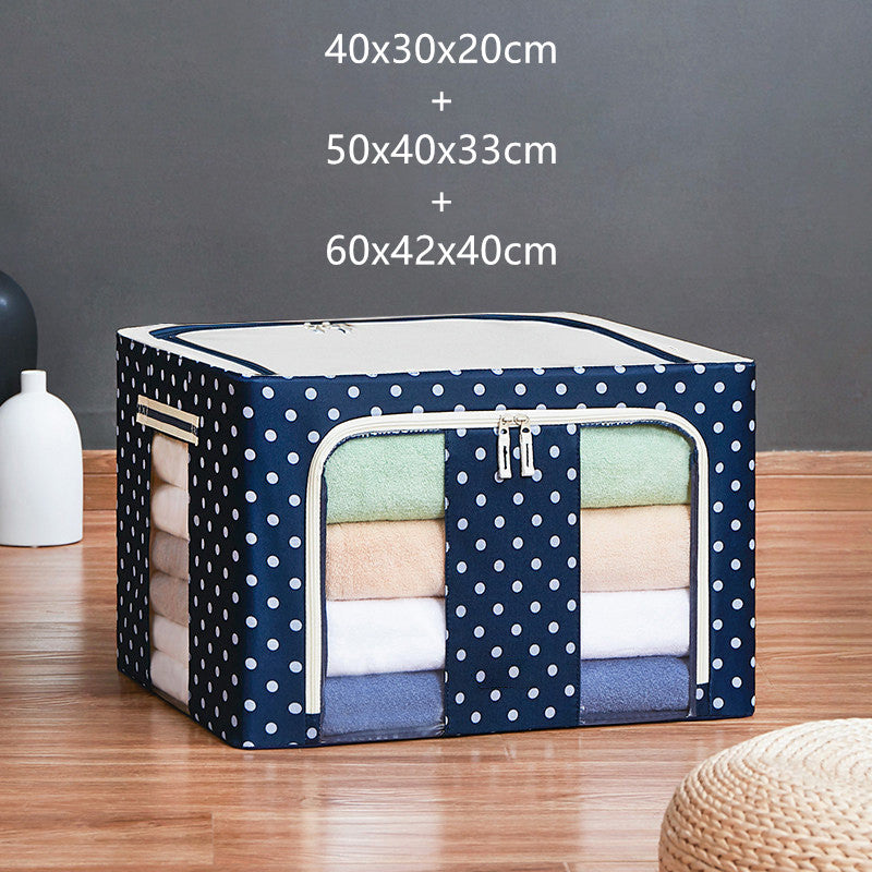 Polka Dot Oxford Cloth Storage Box