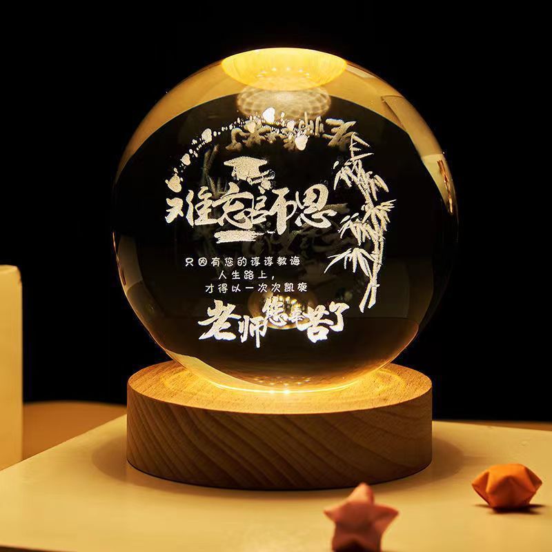 Luminous Starry Sky And Planets Moon Night Lamp