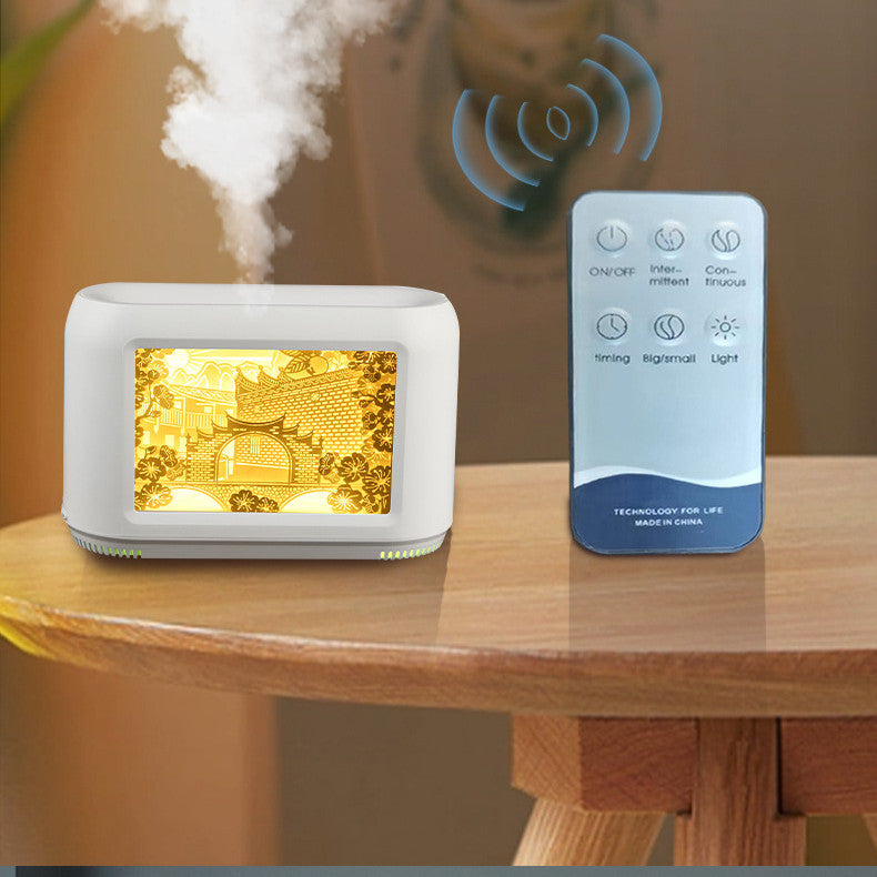 Paper-cut Light Box Humidifier 400ml