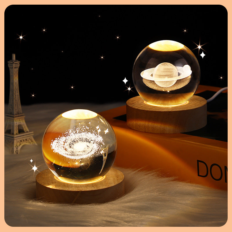 Luminous Starry Sky And Planets Moon Night Lamp