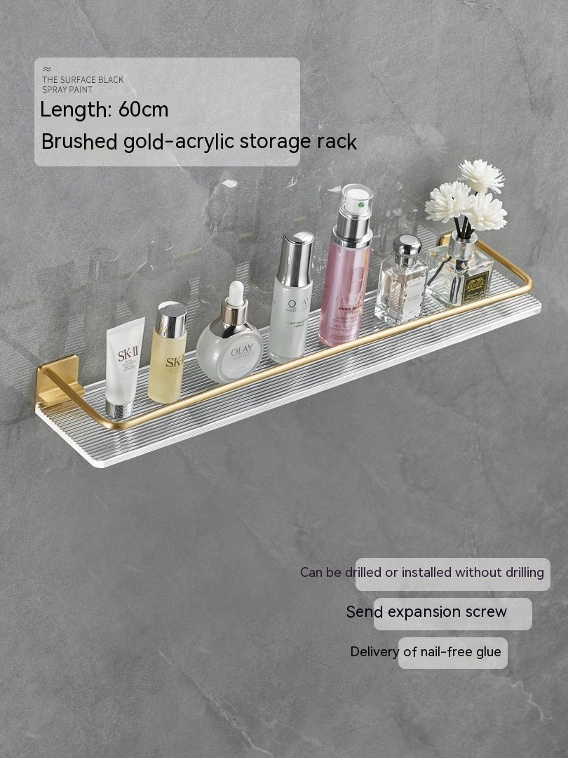 Acrylic Bathroom Storage Rack