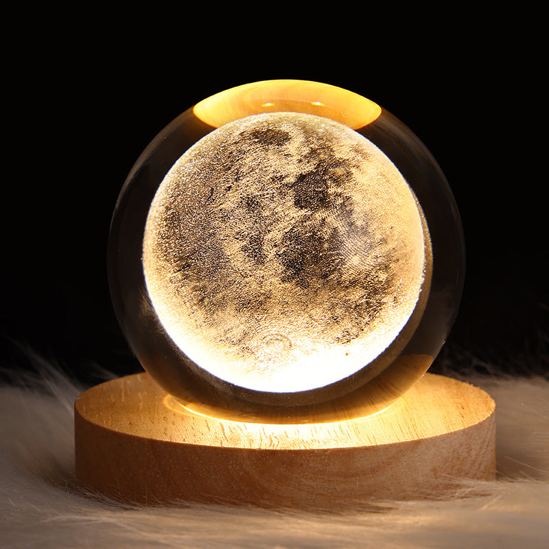 Luminous Starry Sky And Planets Moon Night Lamp