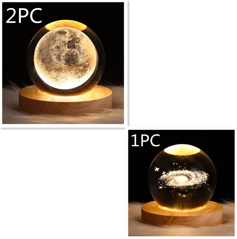 Luminous Starry Sky And Planets Moon Night Lamp