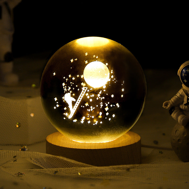 Luminous Starry Sky And Planets Moon Night Lamp