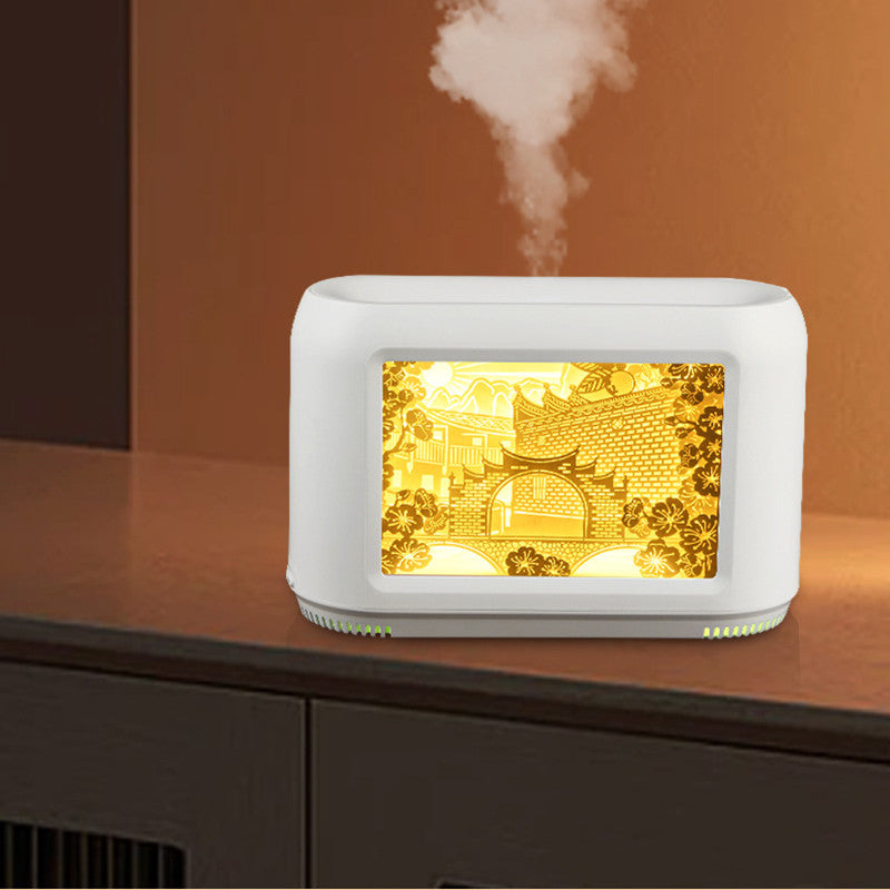 Paper-cut Light Box Humidifier 400ml