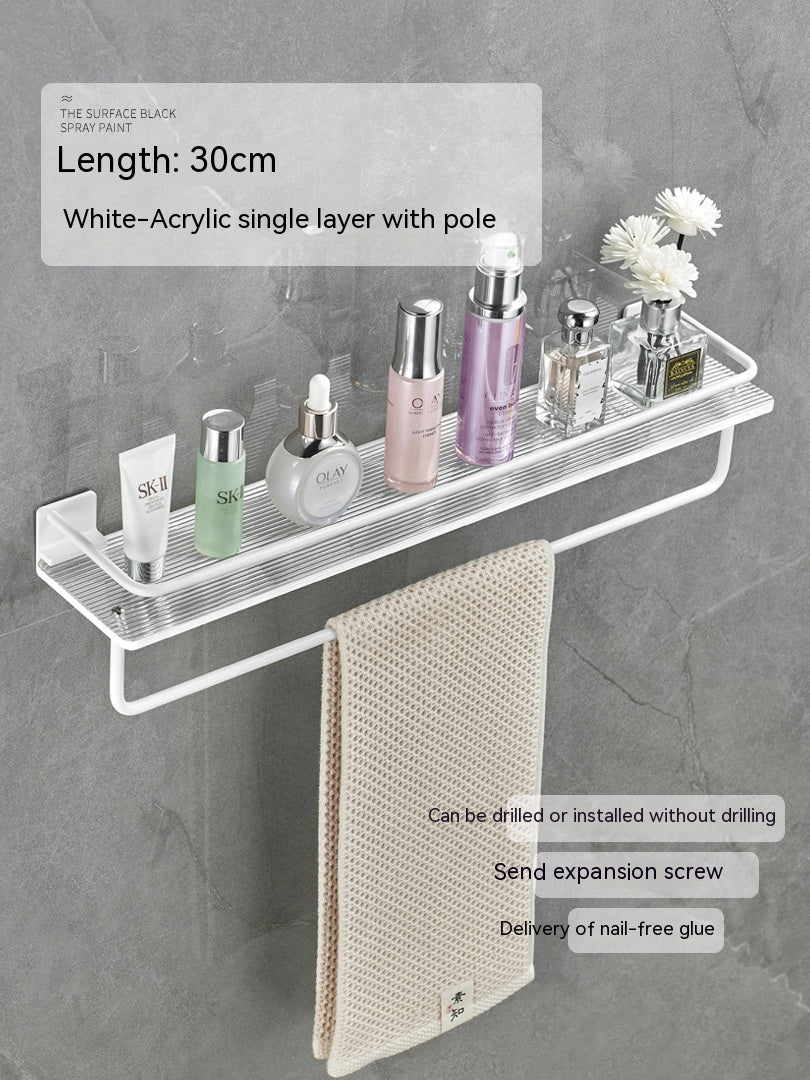 Acrylic Bathroom Storage Rack